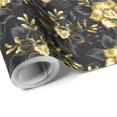 Nahtlos mit Schmuckorchideen Geschenkpapier (Rolleneckpunkt)