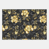 Nahtlos mit Schmuckorchideen Geschenkpapier Set (Vorderseite 2)