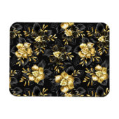 Nahtlos mit Schmuckorchideen Magnet (Horizontal)