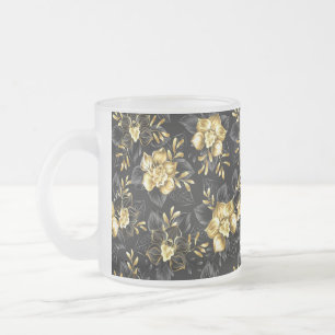 Nahtlos mit Schmuckorchideen Mattglastasse
