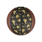 Nahtlos mit Schmuckorchideen Mini Basketball (Vertikal)