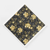 Nahtlos mit Schmuckorchideen Serviette (Ecke)