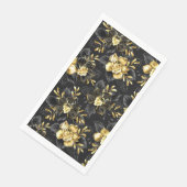 Nahtlos mit Schmuckorchideen Serviette (Ecke)