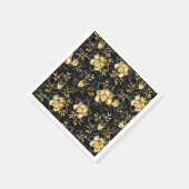 Nahtlos mit Schmuckorchideen Serviette (Ecke)