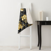 Nahtlos mit Schmuckorchideen Sherpadecke (Beispiel)