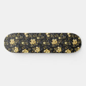 Nahtlos mit Schmuckorchideen Skateboard (Horizontal)