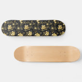 Nahtlos mit Schmuckorchideen Skateboard (Horizontal)