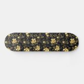 Nahtlos mit Schmuckorchideen Skateboard (Horizontal)
