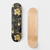 Nahtlos mit Schmuckorchideen Skateboard (Vorderseite)