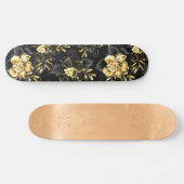 Nahtlos mit Schmuckorchideen Skateboard (Horizontal)