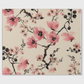 Nahtlos schöner Druck von Aquarellfarben-Blume. St Geschenkpapier (Flach)