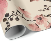 Nahtlos schöner Druck von Aquarellfarben-Blume. St Geschenkpapier (Rolleneckpunkt)