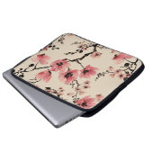 Nahtlos schöner Druck von Aquarellfarben-Blume. St Laptopschutzhülle (Vorne Knopf)