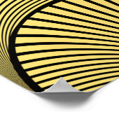 Nahtlos schwarz und gold japanisch Deko floral w (Ecke)