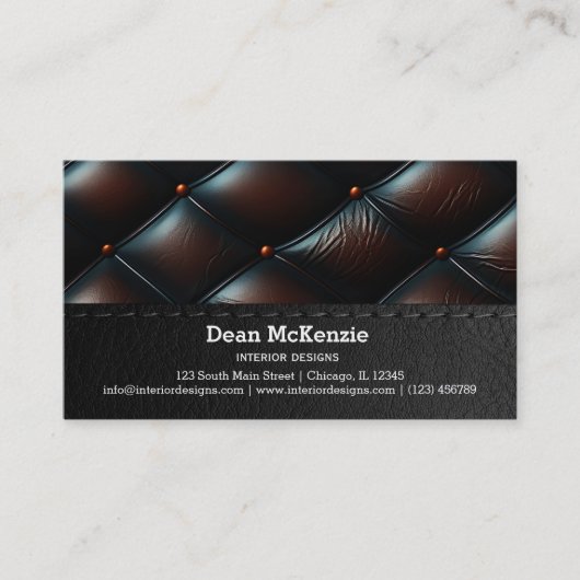 Nahtlos Vintag umhüllt Visitenkarte (Vorderseite)