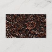 Nahtlos Vintag umhüllt Visitenkarte (Rückseite)