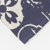 Nahtlos Vintage Blume Muster Hintergrund Fleecedecke (Ecke)