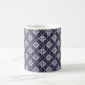 Nahtlos Vintage Blume Muster Hintergrund Kaffeetasse (Mittel)