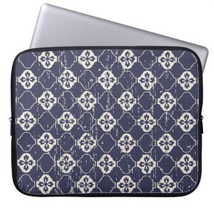 Nahtlos Vintage Blume Muster Hintergrund Laptopschutzhülle