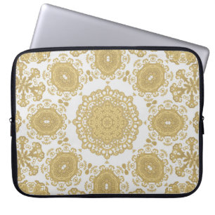 Nahtlos Vintage Ornamententextur, orientalisch, me Laptopschutzhülle