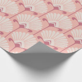 nahtlos Vintages Blumenmuster Geschenkpapier (Ecke)