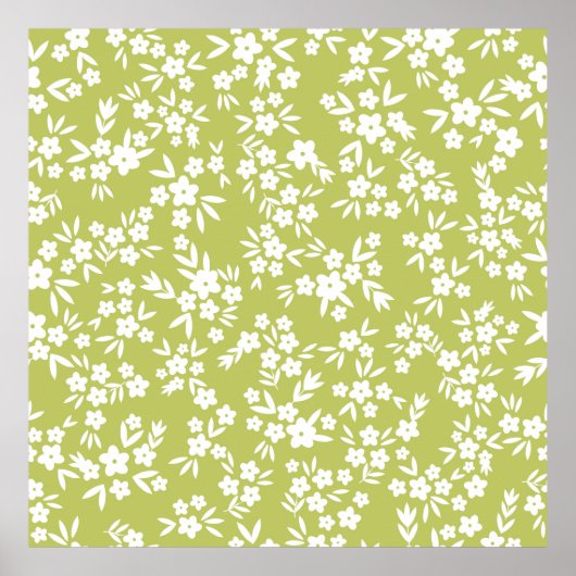 Nahtlos Vintages Muster abstrakt. Poster (Vorne)