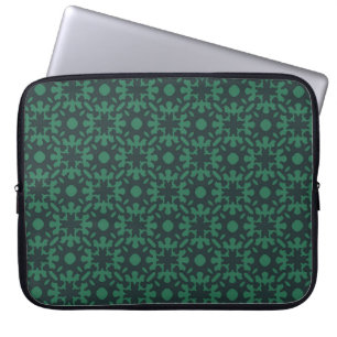 Nahtlos Vintages Muster. Hintergrund mit beautifu Laptopschutzhülle