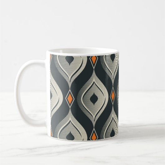 nahtlos Vintages Muster Kaffeetasse (Links)