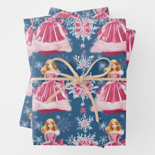 Nahtlos wiederholbares Muster von Taylor. Geschenkpapier Set (Beispiel)