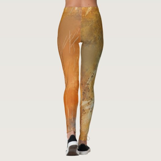 nahtlos | Zazzle_Growshop. Leggings (Rückseite)