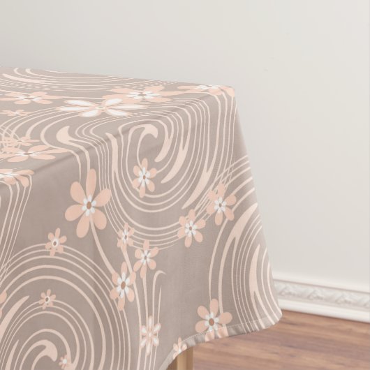 Nahtlose abstrakte blühende Blume Blätter p Tischdecke (Beispiel)