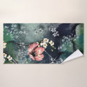 nahtlose abstrakte Blume im Mix-Background Badehandtuch (Badehandtuch)