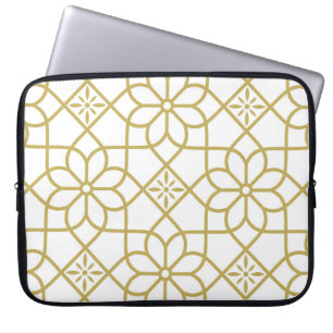 Nahtlose abstrakte Blumenmuster. Vintager Hintergr Laptopschutzhülle