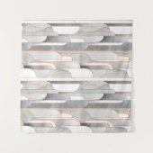 Nahtlose abstrakte Deko-Muster mit Textur und Wandteppich (Vorderseite (Horizontal))