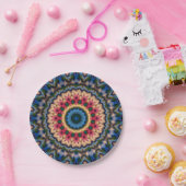 Nahtlose, abstrakte Dekoration in braun-brauner Ma Pappteller (Party)