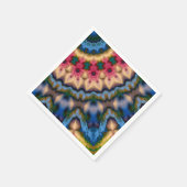 Nahtlose, abstrakte Dekoration in braun-brauner Ma Serviette (Ecke)