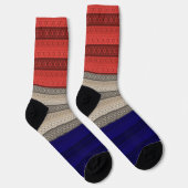 Nahtlose abstrakte Dekoration Retro Vintag Socken (Rechts)