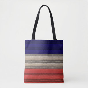 Nahtlose abstrakte Dekoration Retro Vintag Tasche