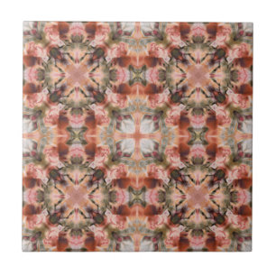 Nahtlose abstrakte dekorative Brauntöne Kaleidosc Fliese