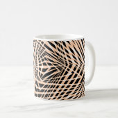 Nahtlose abstrakte Geometrie Kaffeetasse (VorderseiteRechts)