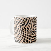 Nahtlose abstrakte Geometrie Kaffeetasse (Vorderseite Links)