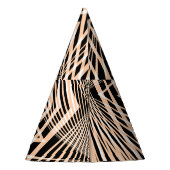 Nahtlose abstrakte Geometrie Partyhütchen (Rückseite)