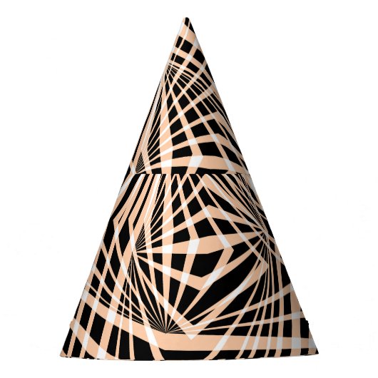 Nahtlose abstrakte Geometrie Partyhütchen (Vorderseite)