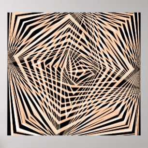 Nahtlose abstrakte Geometrie Poster