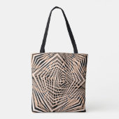 Nahtlose abstrakte Geometrie Tasche (Rückseite)