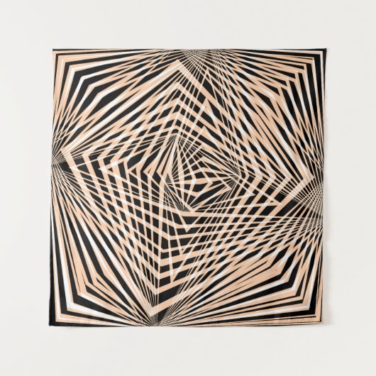 Nahtlose abstrakte Geometrie Wandteppich (Vorderseite)