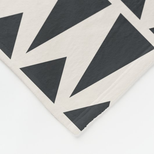 Nahtlose Abstrakte geometrische Moderne Muster Fleecedecke (Ecke)