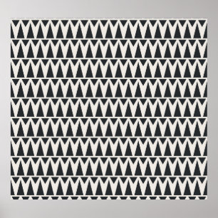 Nahtlose Abstrakte geometrische Moderne Muster Poster
