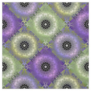 Nahtlose abstrakte Gradientengrün lila violette Fa Stoff
