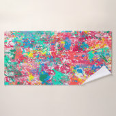 nahtlose abstrakte Illustrationsdesign Badehandtuch (Badehandtuch)